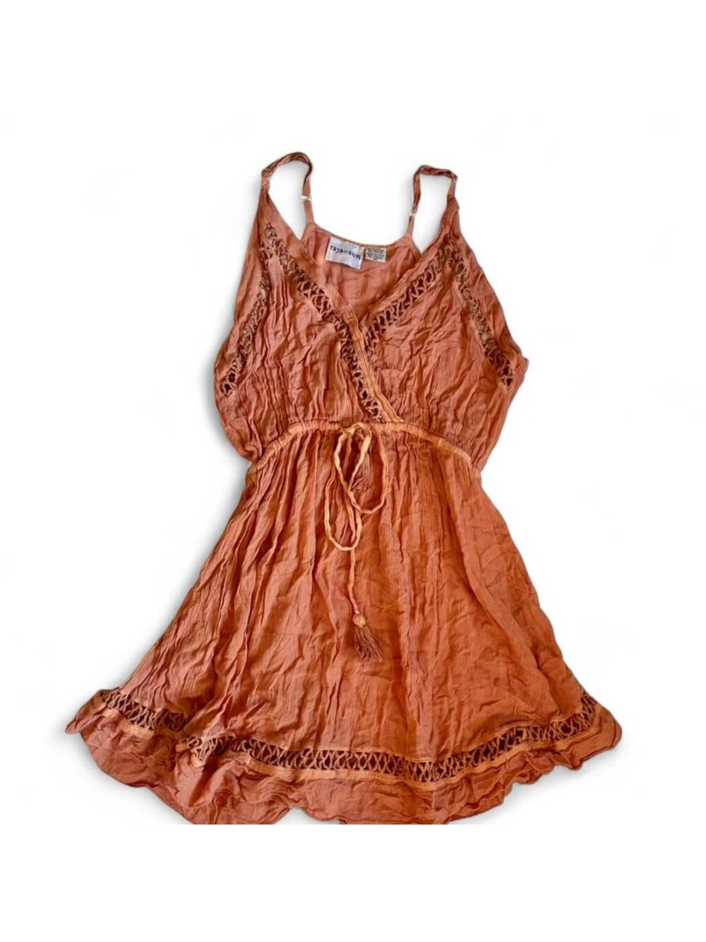 Vintage Raya Sun dusty pink boho festival dress